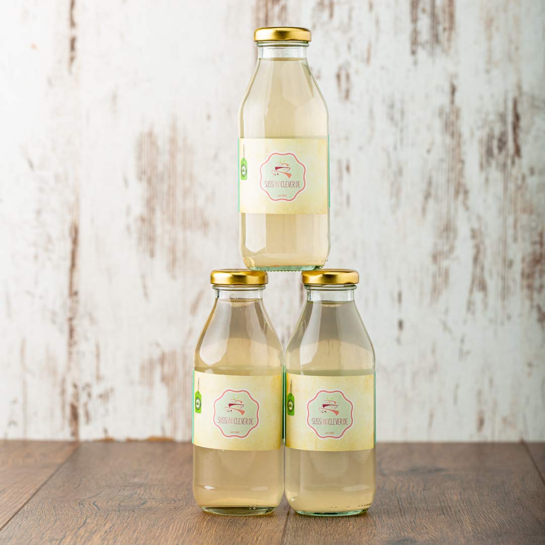 süssundclever.de® Bio King Kokoswasser | natur | 6 x 350ml im Glas | plastikfrei und ökologisch-nachhaltig abgepackt