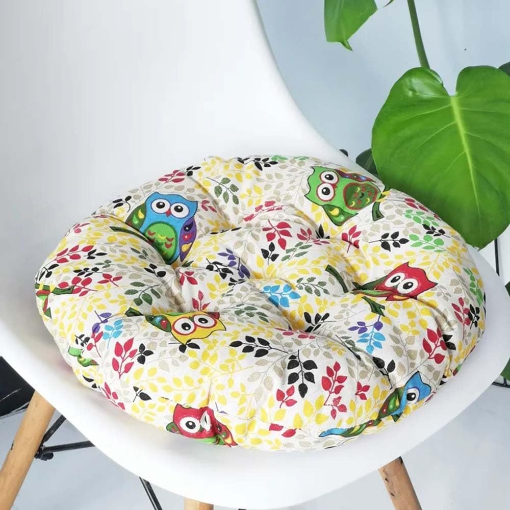 JORTUIO Chair Pads for Dining Chairs,Round Chair Cushions 16in/18in/20in, Chair Seat Cushion for Indoor Outdoor Furniture, Office, Kitchen Chairs,Patio(Color:Color36,Size:45x45cm/18x18in)