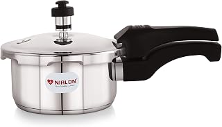 NIRLON Stainless Steel Outer Lid Sandwich Bottom Pressure Cooker/Induction and Gas Stove Compatible, 1 Litre Price In India