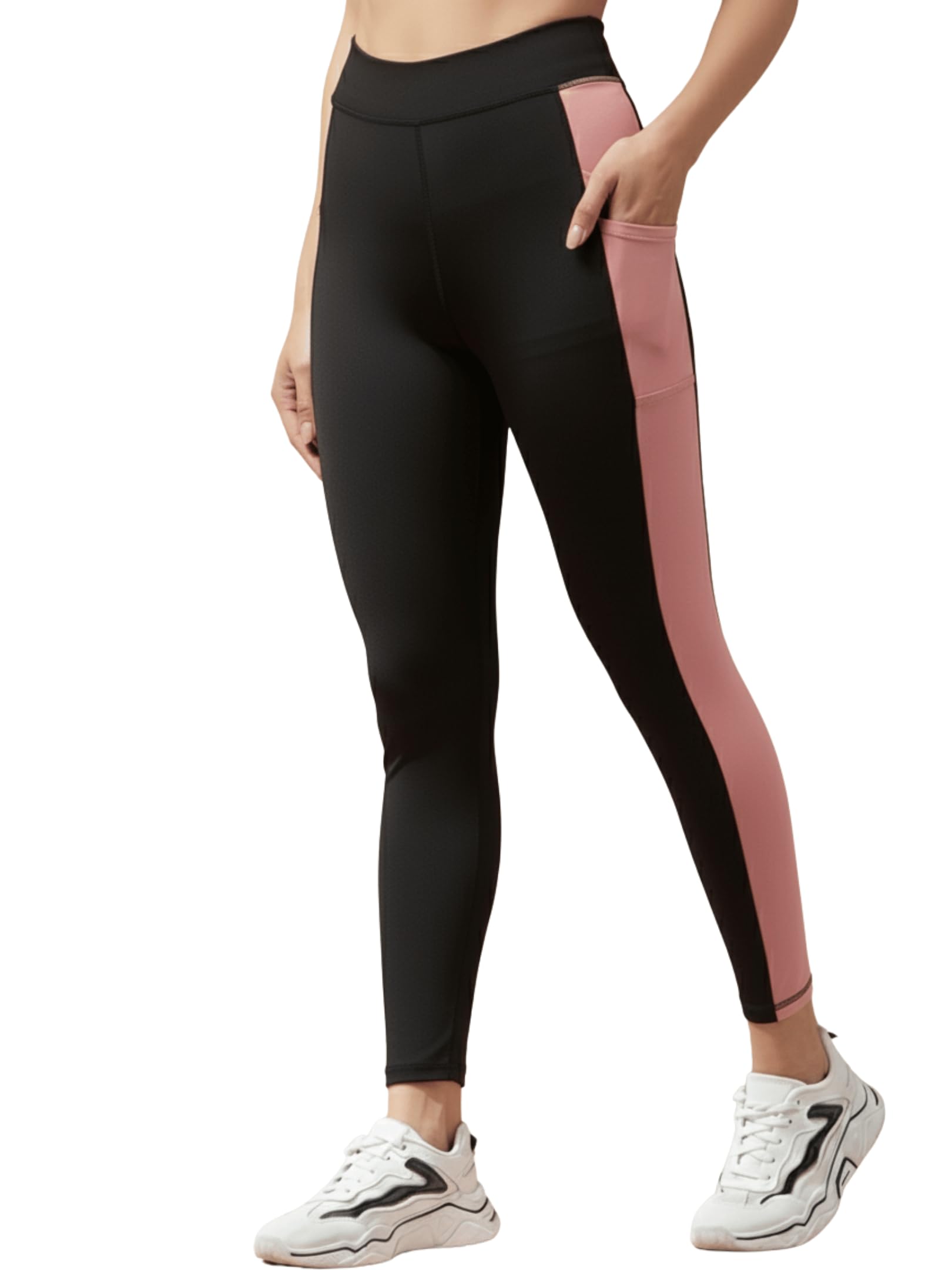 BLINKIN Women's Slim Fit Mid Rise Polyester Blend Track Pants