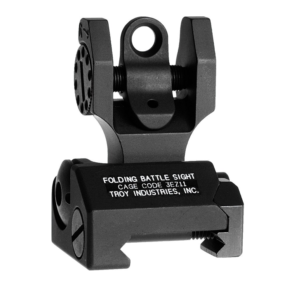 Battle Signt Troy Industries Folding Battle Sight Rear Black for sale | Las Vegas ...