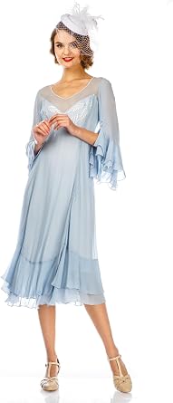 Nataya Vintage Inspired Sky Blue Dress
