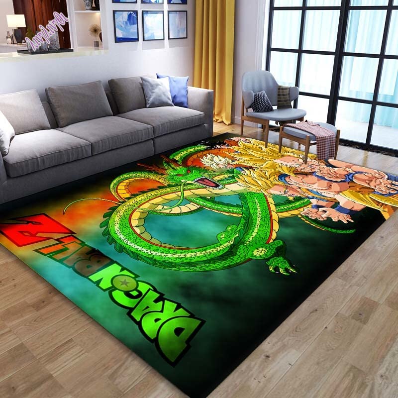 Dragon Ball Anime Alfombra Sala De Estar Dormitorio Alfombra De Cabecera Sala De Estudio Japonesa...