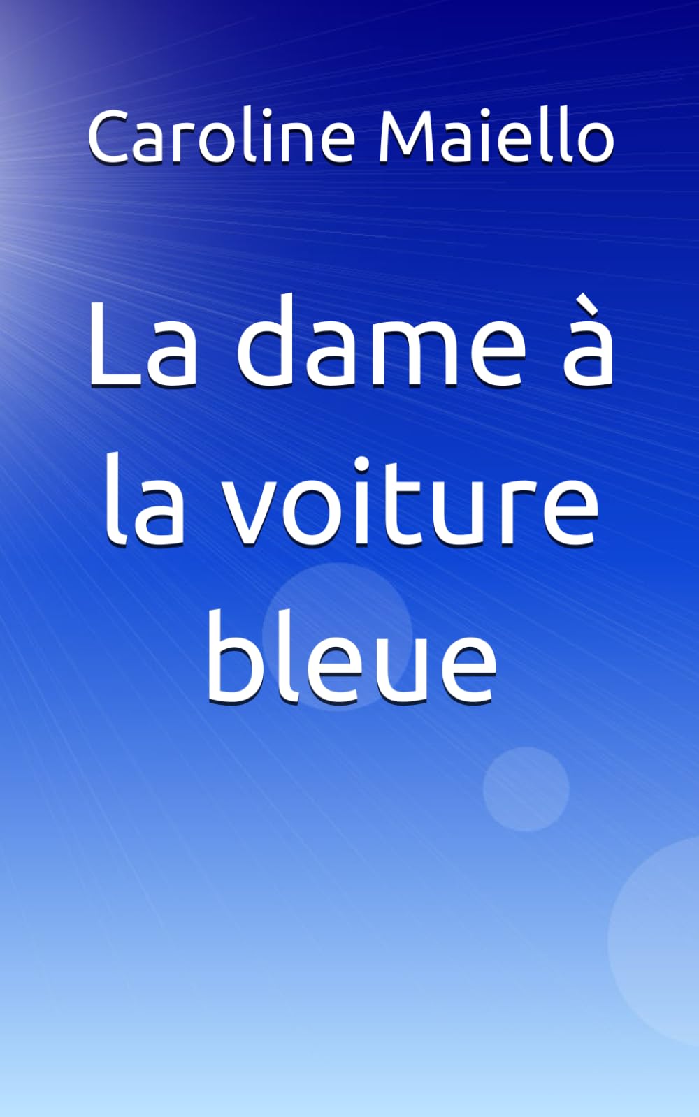 La dame à la voiture bleue