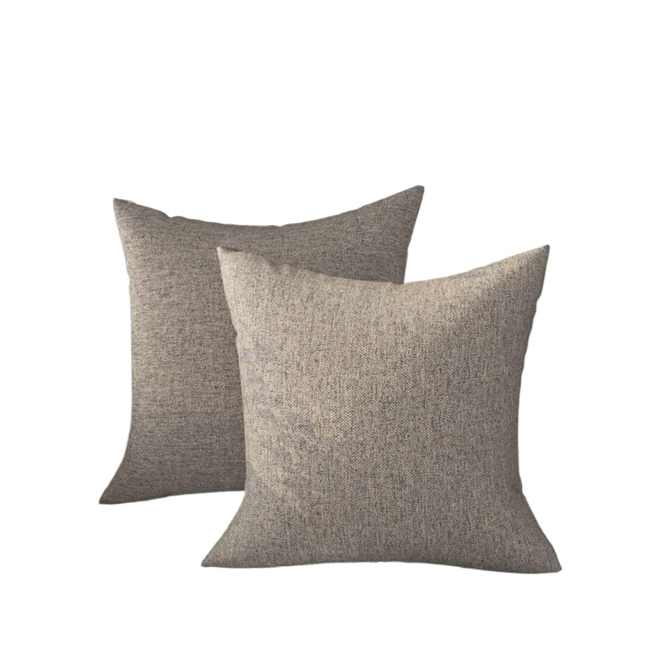 Housse de coussin en chenille solide pour rénover un vieux canapé