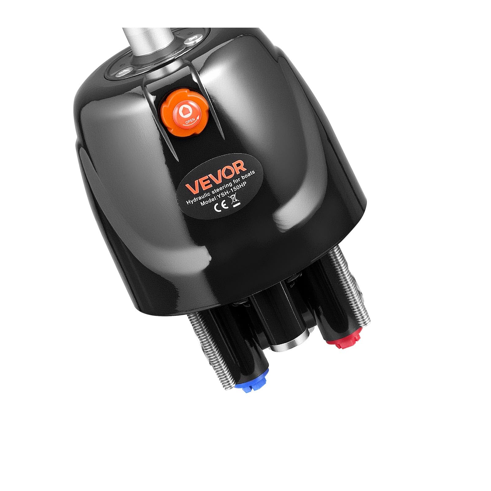 VEVOR Bomba de Timón de Dirección Hidráulica 150 HP, Presión Máxima de Trabajo 6,9 MPa/1000 PSI, Carcasa de Aleación de Aluminio, Válvula de Retención, Sello de Eje Reemplazable para Barcos de Pesca