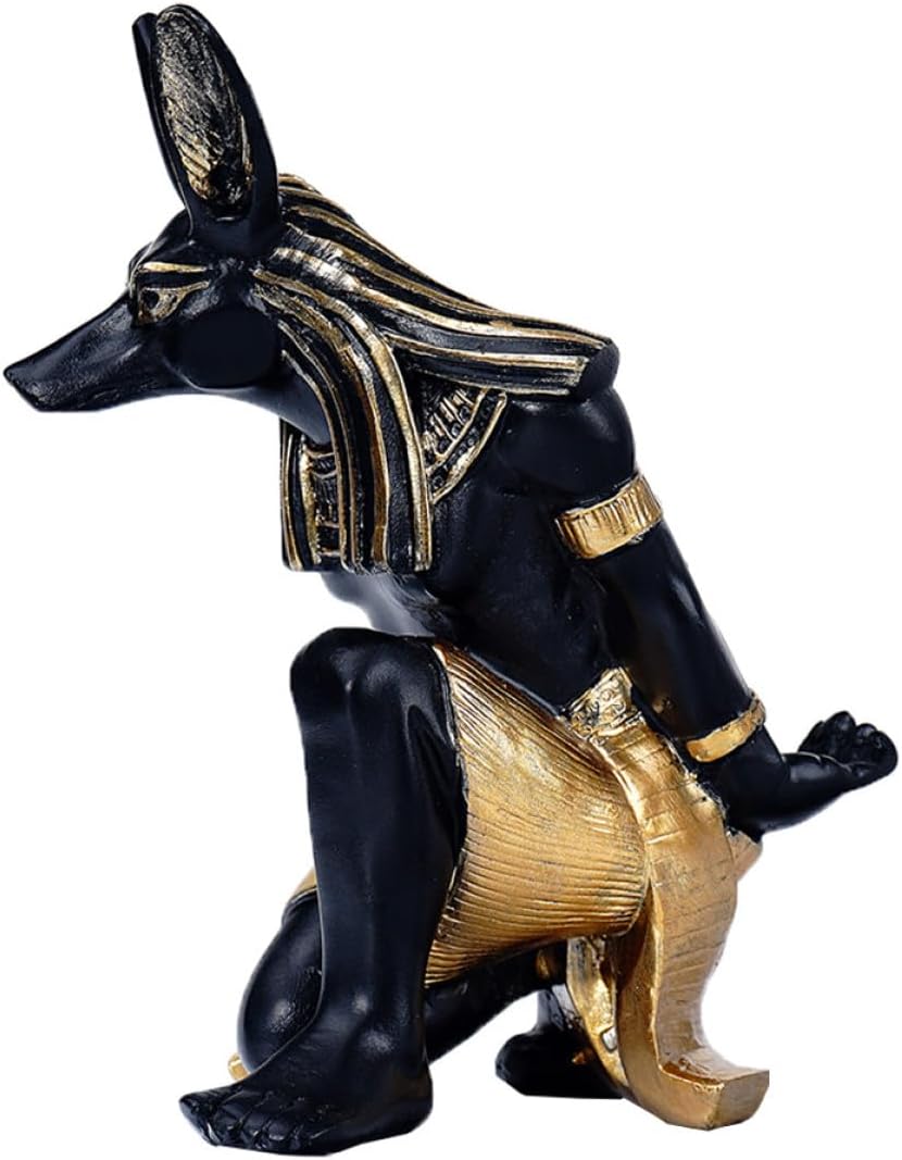Wine Rack Wine Storage Rack Anubis Dog Shape Resin with Non-slip Design Simple and Style for Family and Hotels