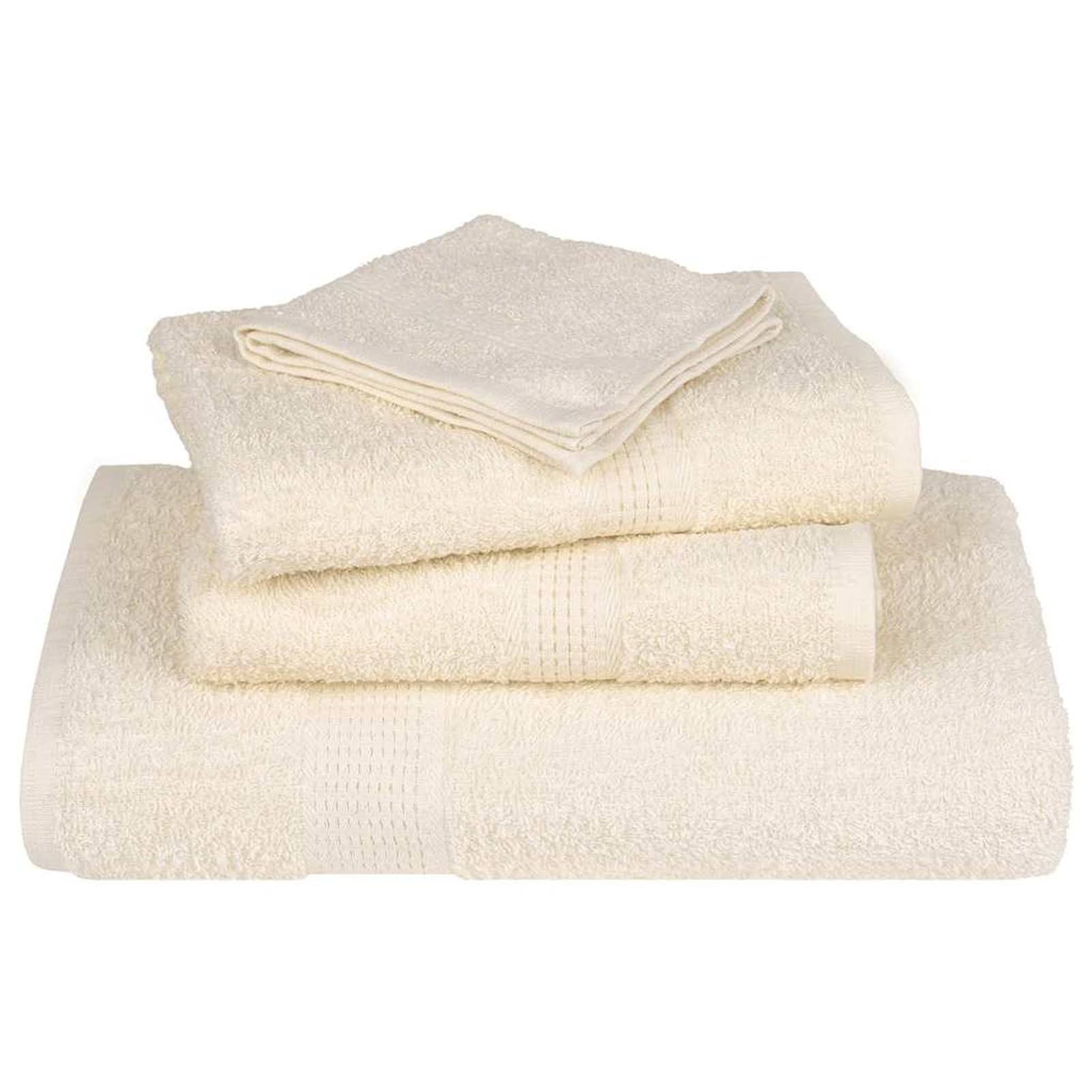 Gecheer Asciugamani ospiti, set di 10 pezzi, 30x50 cm, 100% cotone, morbido e assorbente, con anello per appendere, per bagno e casa