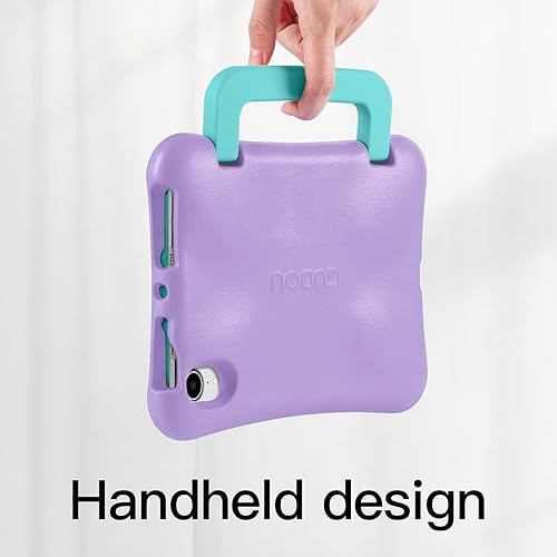 Miniatura 9 de Funda para iPad de 10.2 pulgadas de 789 generación para niños, ligera, resistente, a prueba de golpes, a prueba de caídas con asasoporte, funda
