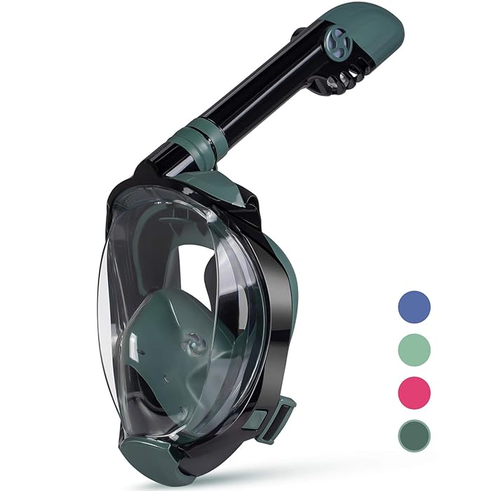 Buy OUSPT Full Face Snorkel Mask, Snorkeling Mask with Detachable