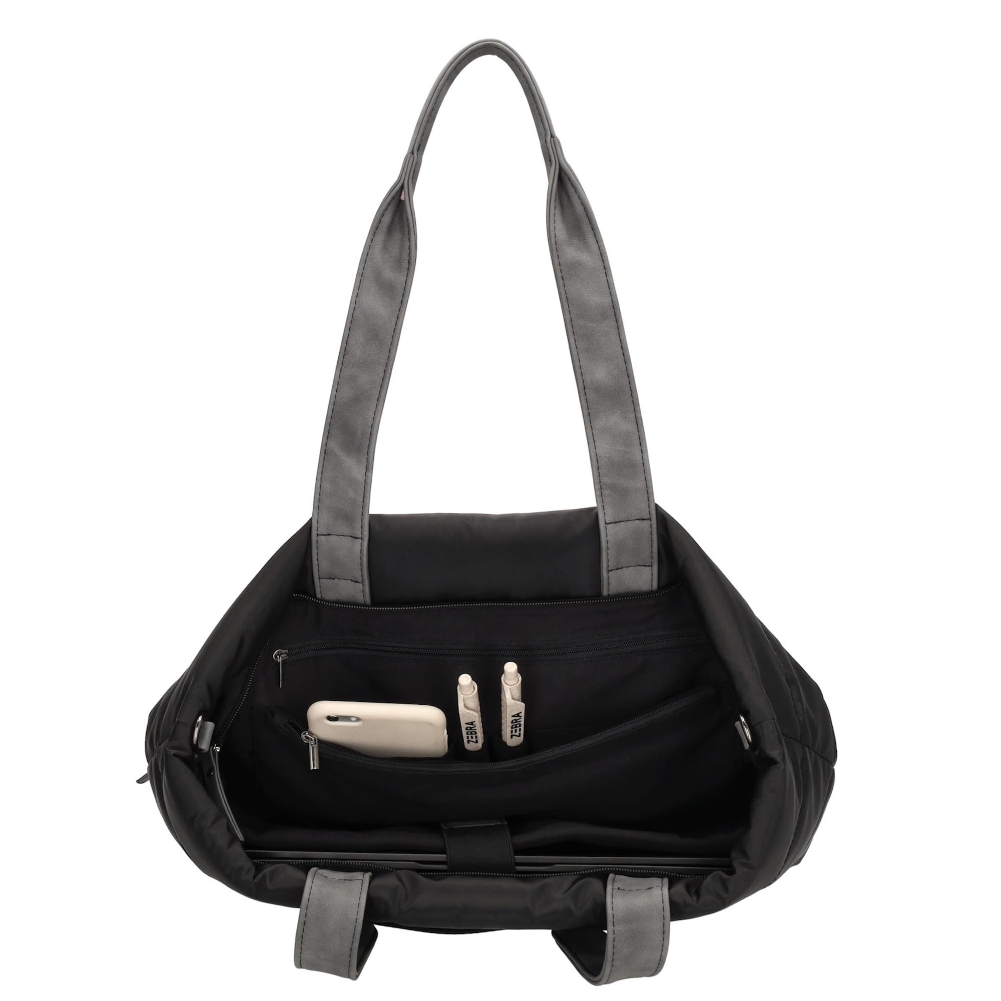 ZEBRA Trends Elske Laptoptas 15,6 inch (34.5x19.4 cm) | Notebooktasche mit Laptopfach, mit Kofferhülle, mehreren Fächern, Tragegriffen & abnehmbarem Schultergurt