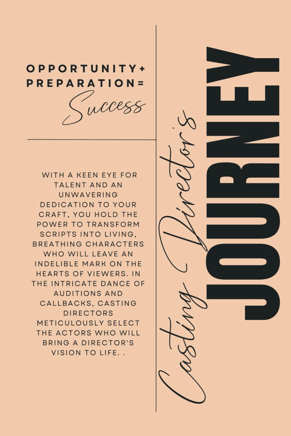 Casting Director's Journey journal de casting cinéma et théâtre pour sélection de comédiens