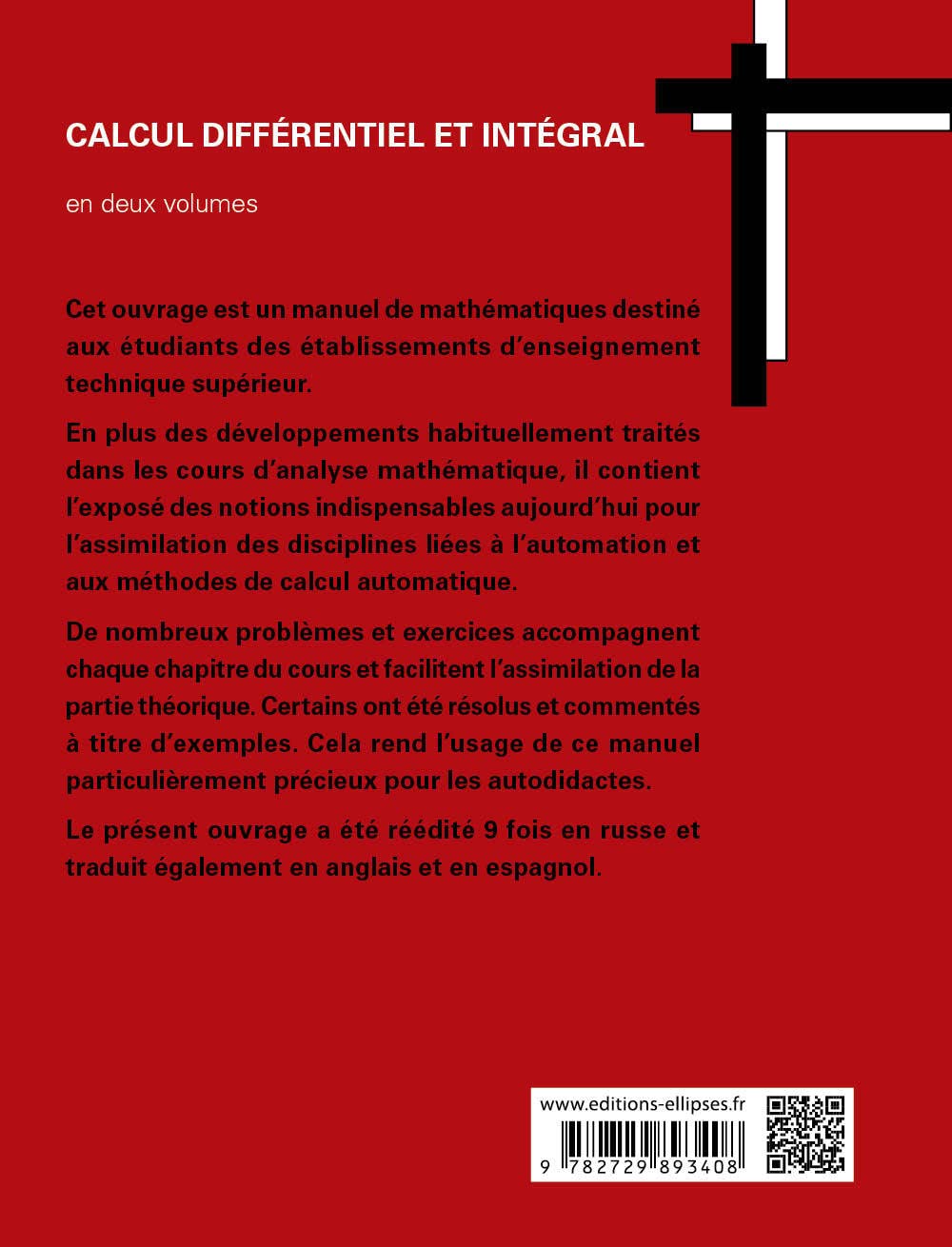 Calcul différentiel et intégral : tome 1