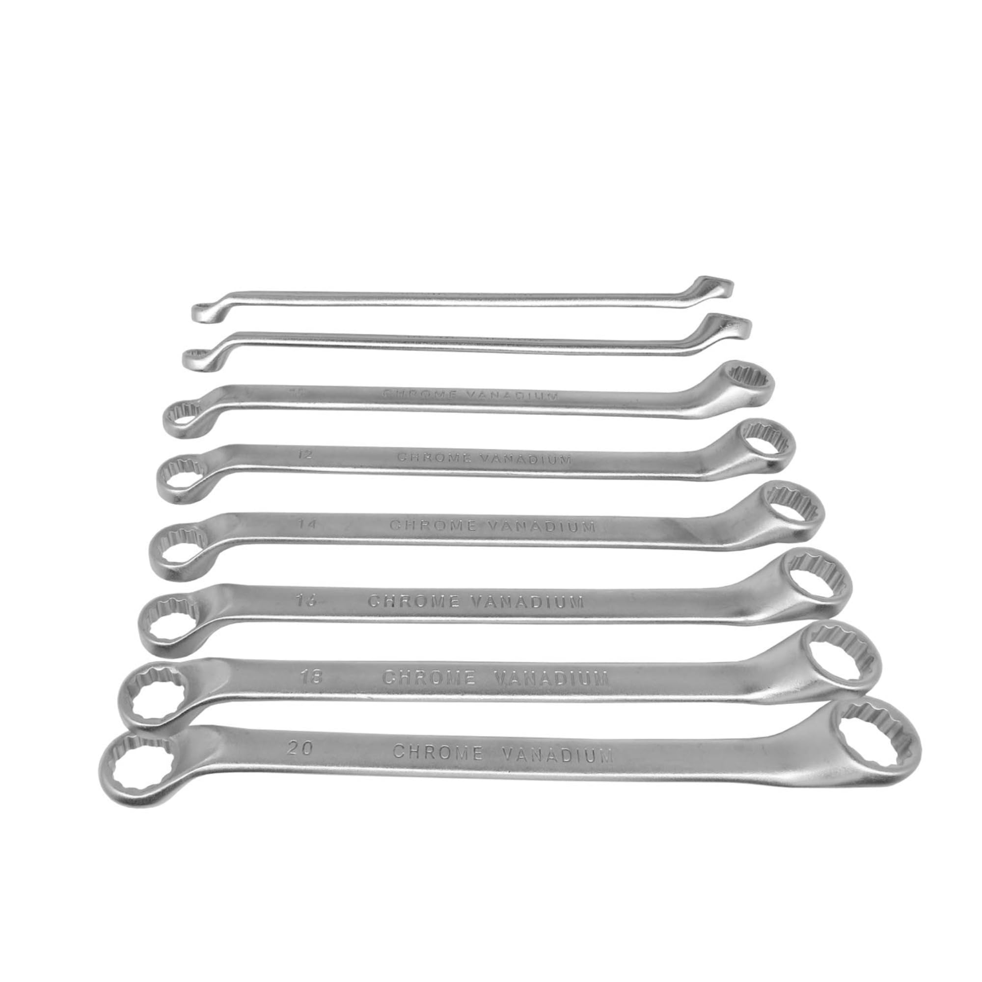 NAVEEN Ring Spanner Set 8 Pieces Chrome Vanadium CRV Steel (Grey Color) (B0CJ9NPF2Z) Amazon Price History, Amazon Price Tracker