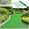 Wesnoy Grass Protection Mesh 6.3' x 32.8' Roll (206.64sf) Reinforcement for Grass Parking Driveways, Turf Protection Lawn or Park Turf Reinforcement #5
