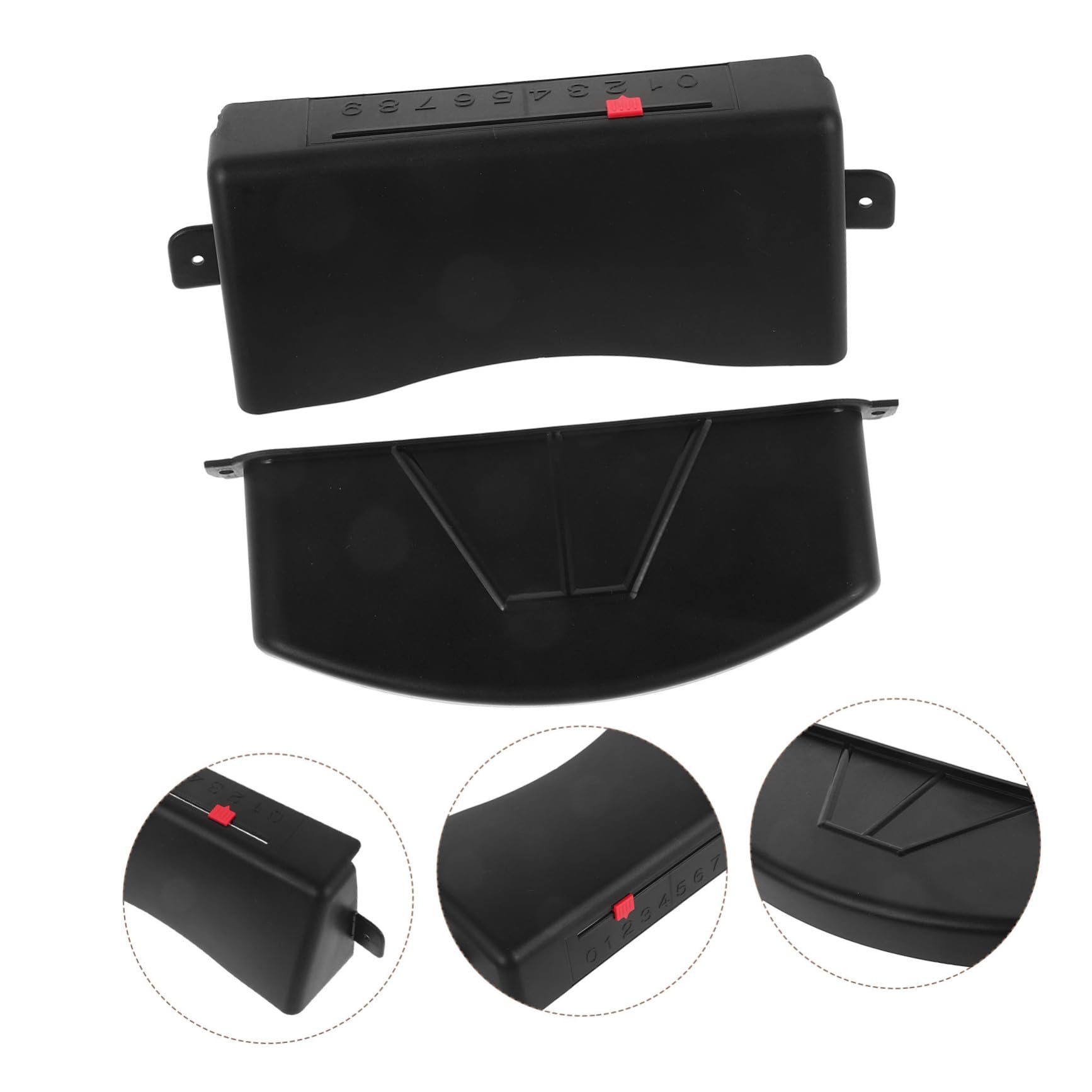 BESTonZON Boîte de Rangement pour Ballons de Football de Table en Plastique, Facile à Nettoyer, Résistante aux Jeux Compétitifs, Accessoire pour Baby-Foot