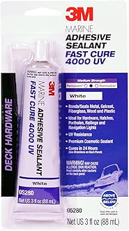 3M Marine Adhesive Sealant 3 Oz White