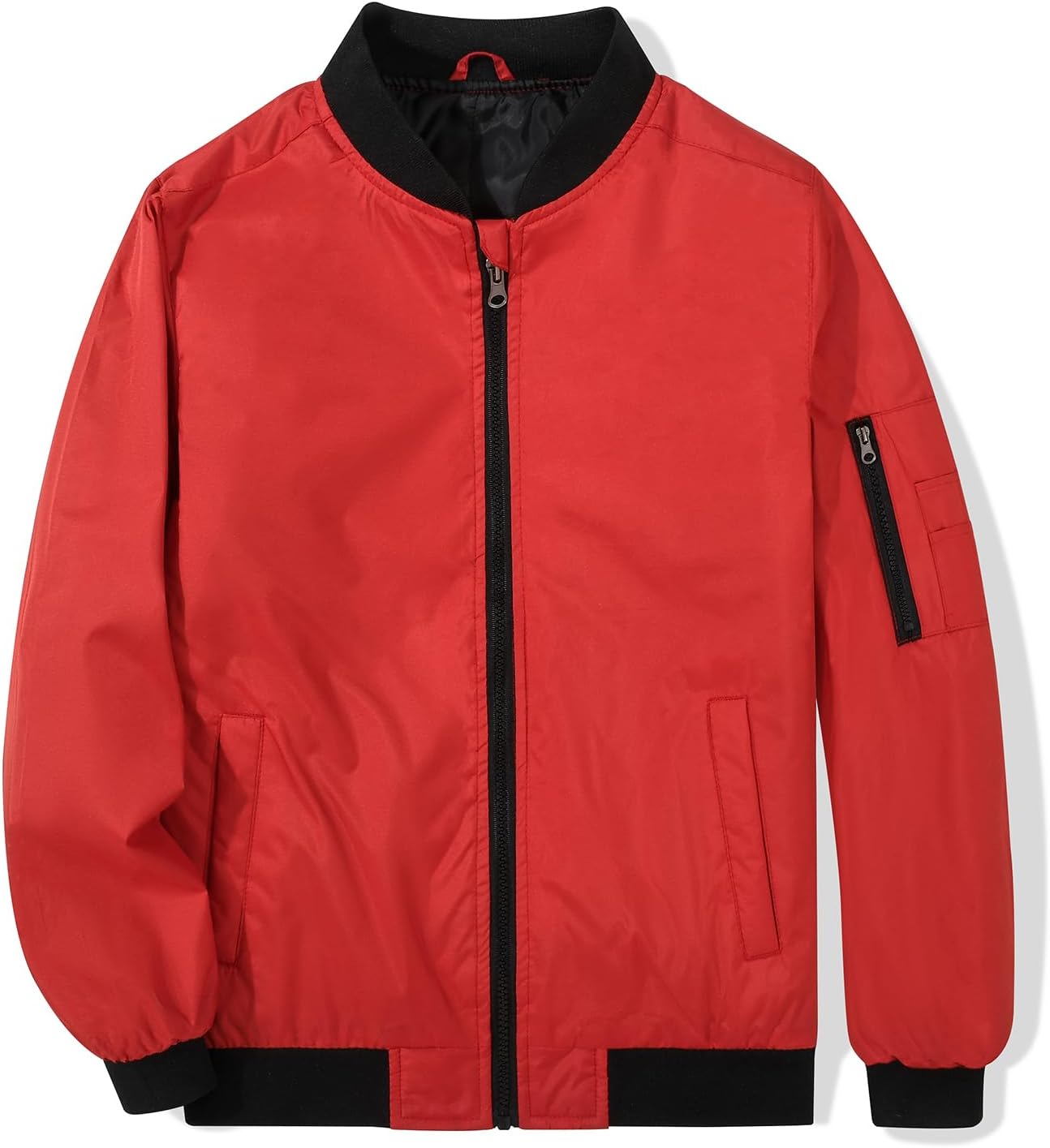 JOYSON Kid Boys Bomber Jackets Windproof Flight Jacket Outdoor Windbreaker Spring Fall Outerwear Jacket