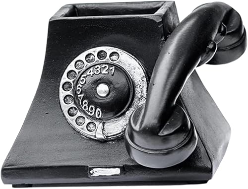 Elegante teléfono flores maceta creativa decoración para oficina en casa resina material