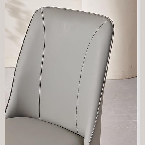 Miniatura 4 de ULTRAWAVE Silla italiana Silla de comedor para el hogar, moderna, simple, ligera, de lujo, estilo crema, taburete de hotel, silla minimalista de