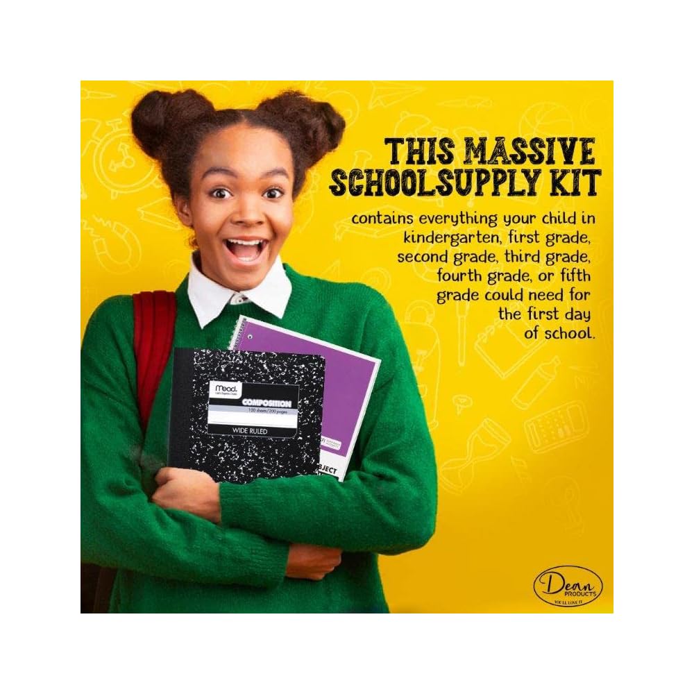 Buy School Supplies Back to School Supplies for Kids 46 Grade, Teen Girls School Supply kit