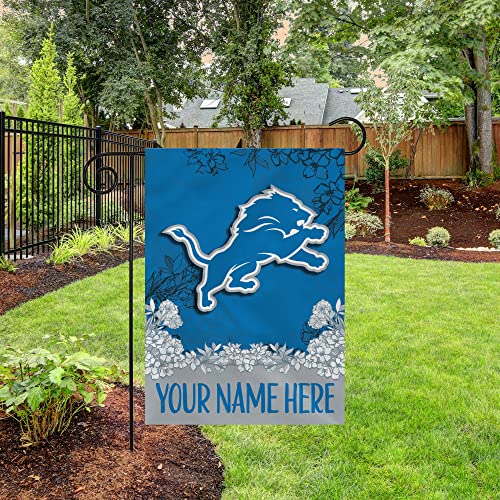 Image of Rico Industries NFL Standard /Primary Personalized 13 inch x 18 inch Double Sided Garden Flag