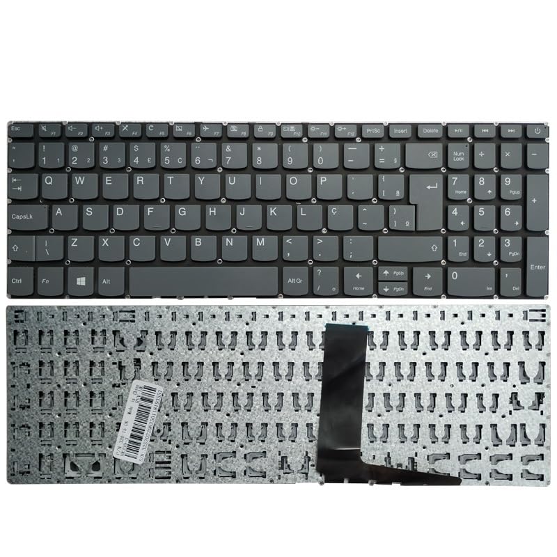 Clavier Lenovo V155-15API facile à remplacer avec touches robustes version BR non rétroéclairé