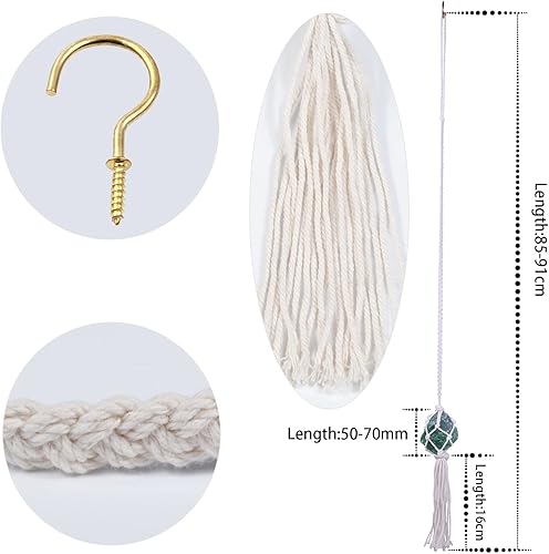 Miniatura 3 de SUNYIK 2 alzapaños de cortina de fluorita natural sin procesar con borla, tratamiento de ventana de piedra irregular para el hogar, sala de estar y