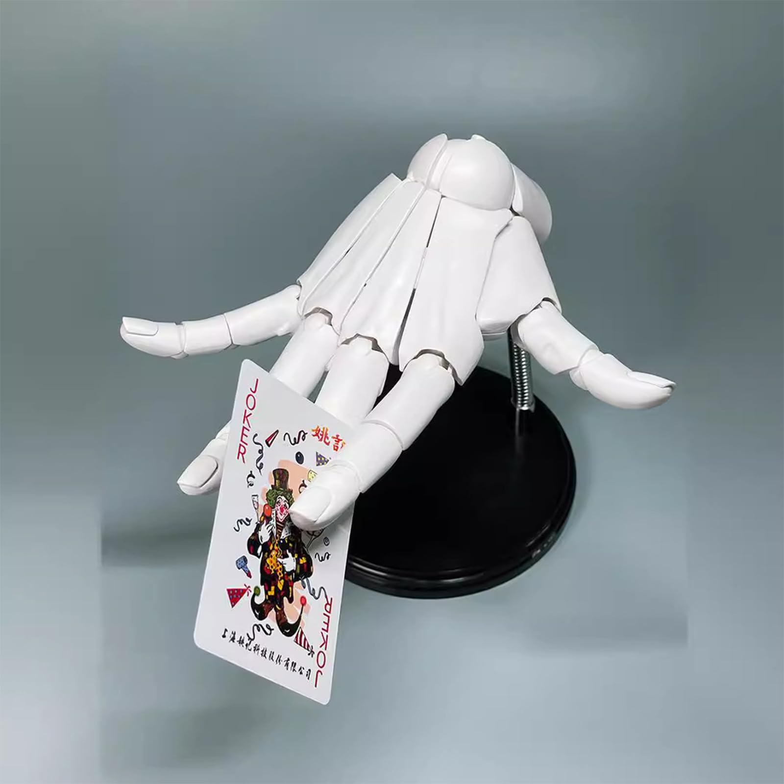 Handmodell 1:1 bewegliche Schaufensterpuppe mit beweglichem Gelenk, 40,6 x 20,3 cm, Handpuppe mit Basis, flexibles Modell für Skizzieren, Zeichnen, Malen, Kunstwerke, Heimbüro,