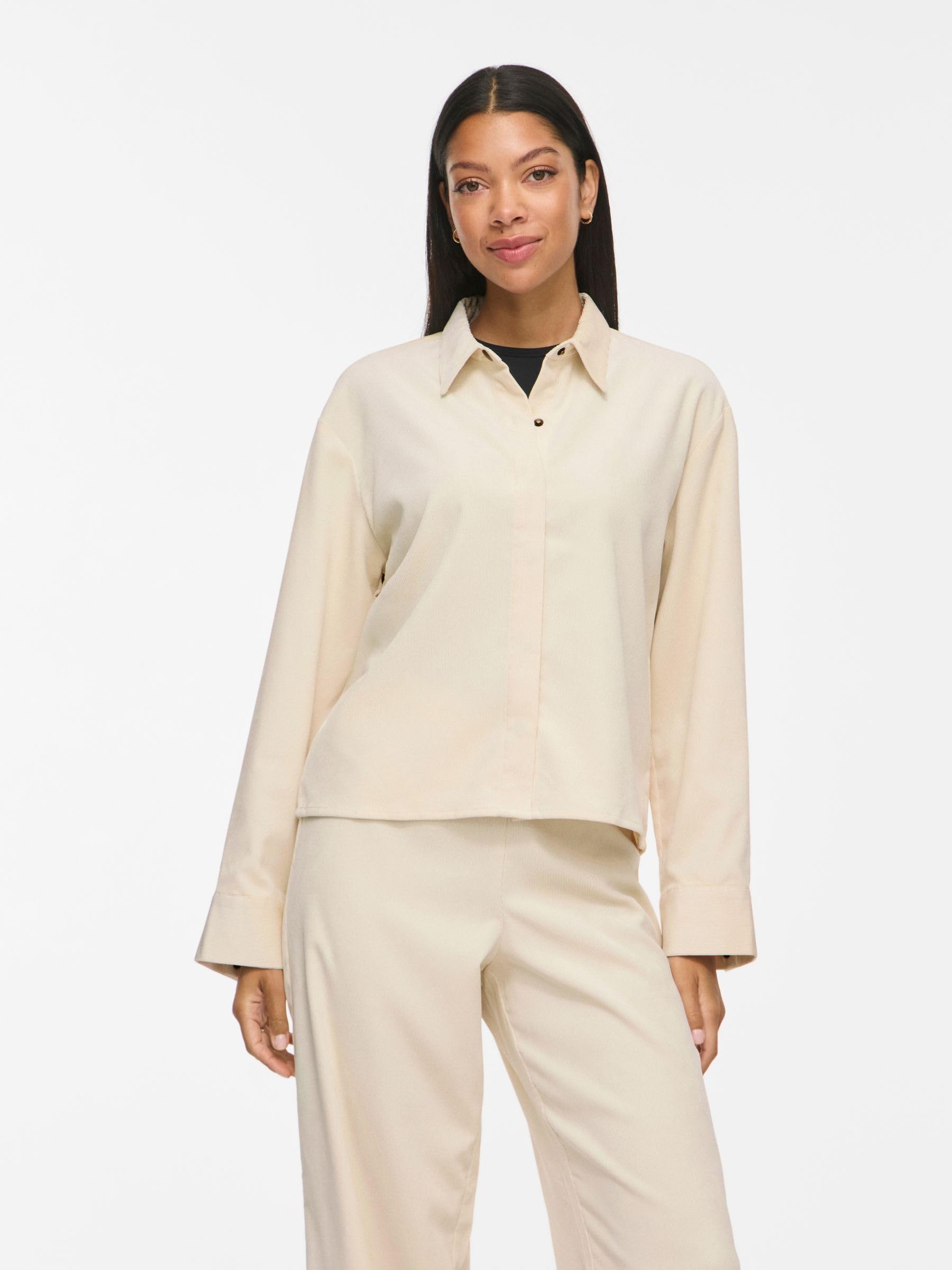 Vila Vicourdie L/S Shirt Vicourdie L/S Shirt Donna (Pacco da 1)