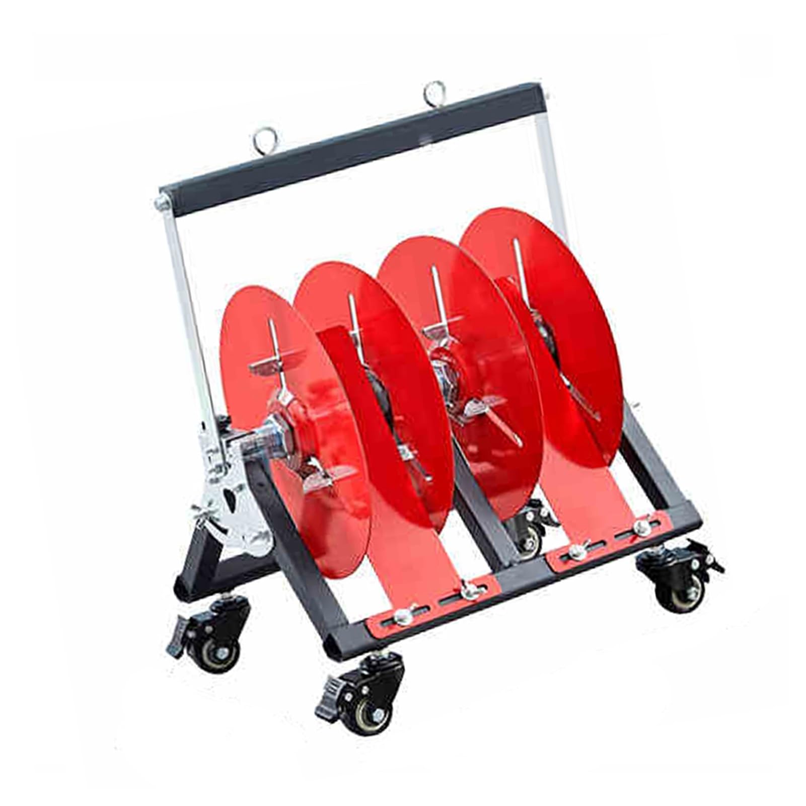 Portacavi con Dispenser, Supporto per Bobine di Filo per impieghi gravosi - Portacavi e Dispenser in Acciaio Industriale, capacità di carico 150 kg, Perfetto per riporre Fili, Cavi e Corde -