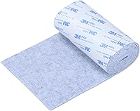 Vista 9 de Almohadillas de fieltro para muebles, cinta de fieltro autoadhesiva antideslizante para cortar, rollo de tira de fieltro negro resistente