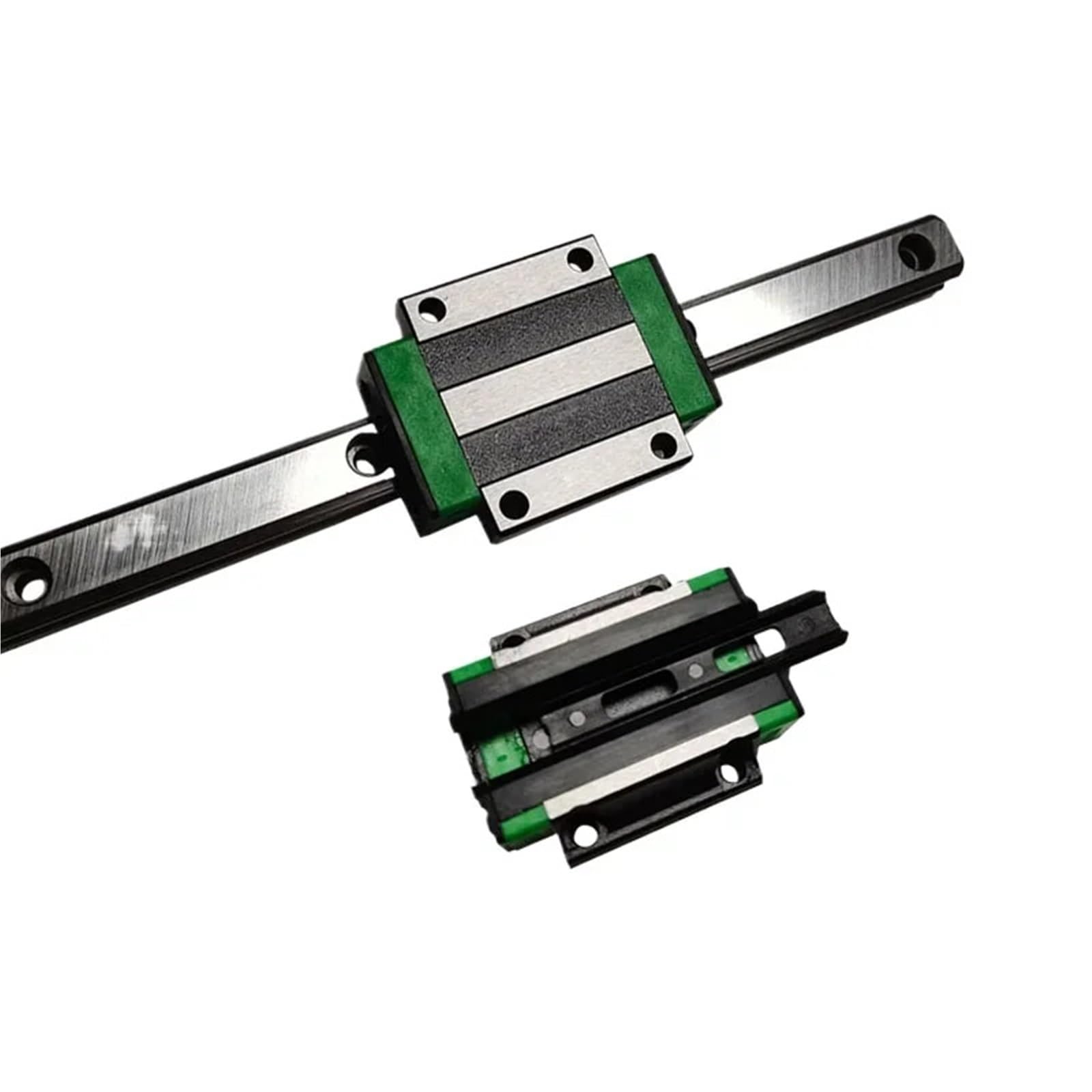 Dado a ricircolo di sfere in metallo SFU1204 Vite a ricircolo di sfere + 2 pezzi di guida lineare HGR15 + 4 pezzi di blocco lineare HGH15CA 300-1000mm for le parti(700mm)