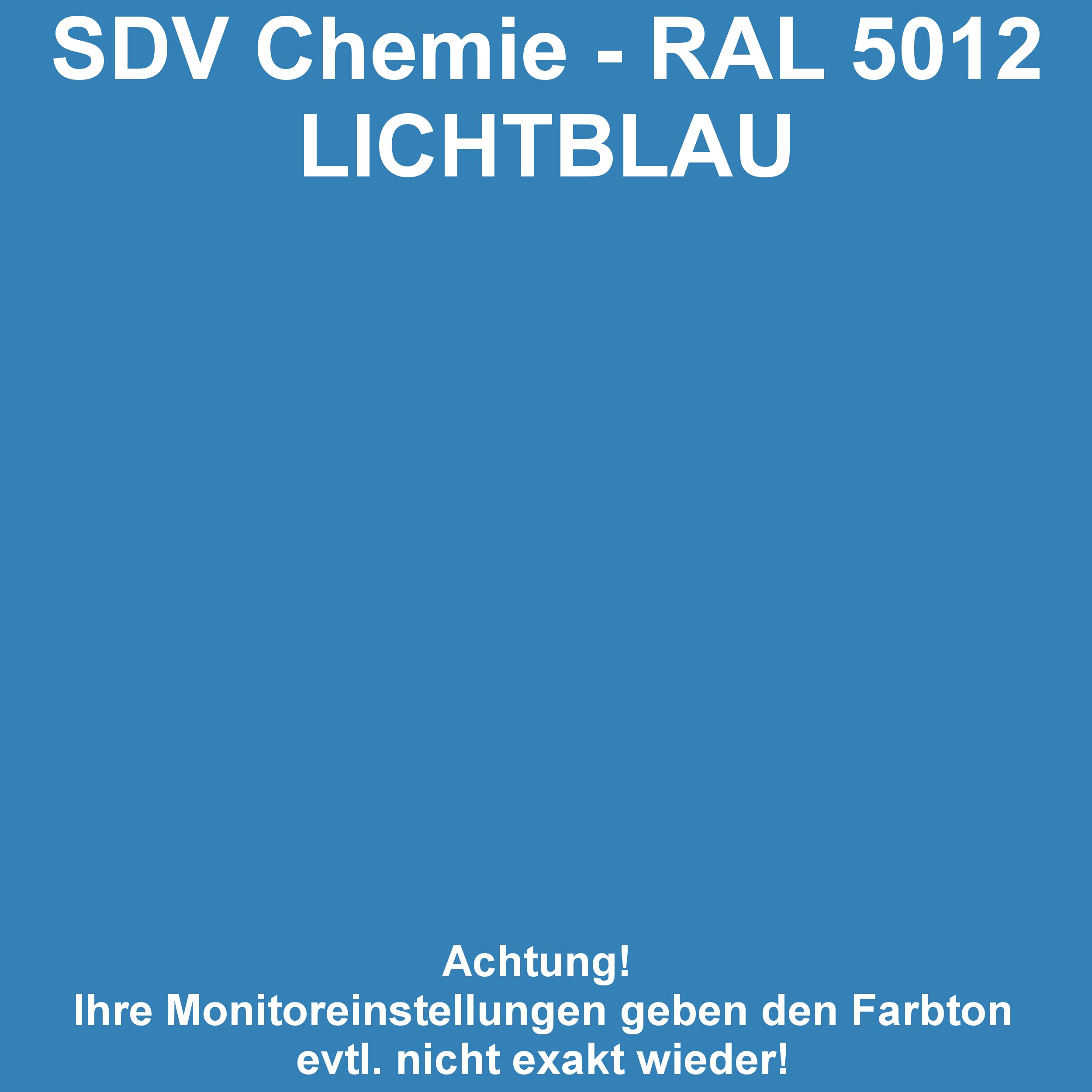 SDV Chemie Lackspray RAL 5012 LICHTBLAU 12x 400ml glänzend Acryllack