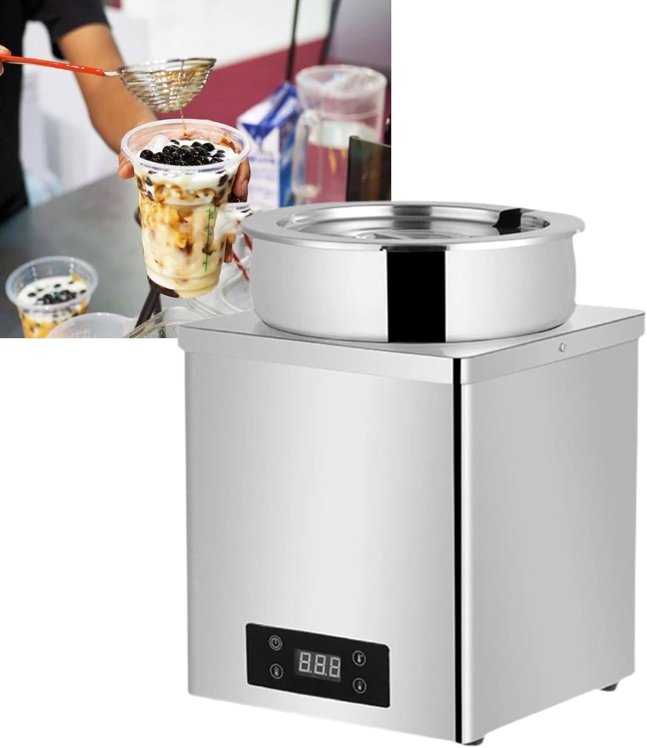 Récipient Isotherme 7L haut de gamme pour Chauffe-Plats et Chauffe-théière