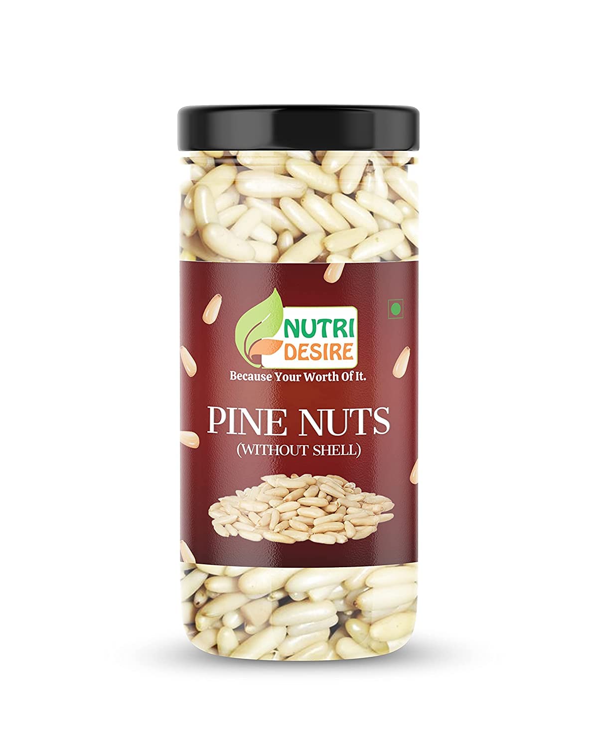 Nutri Desire Pine Nuts, 50g | Chilgoza