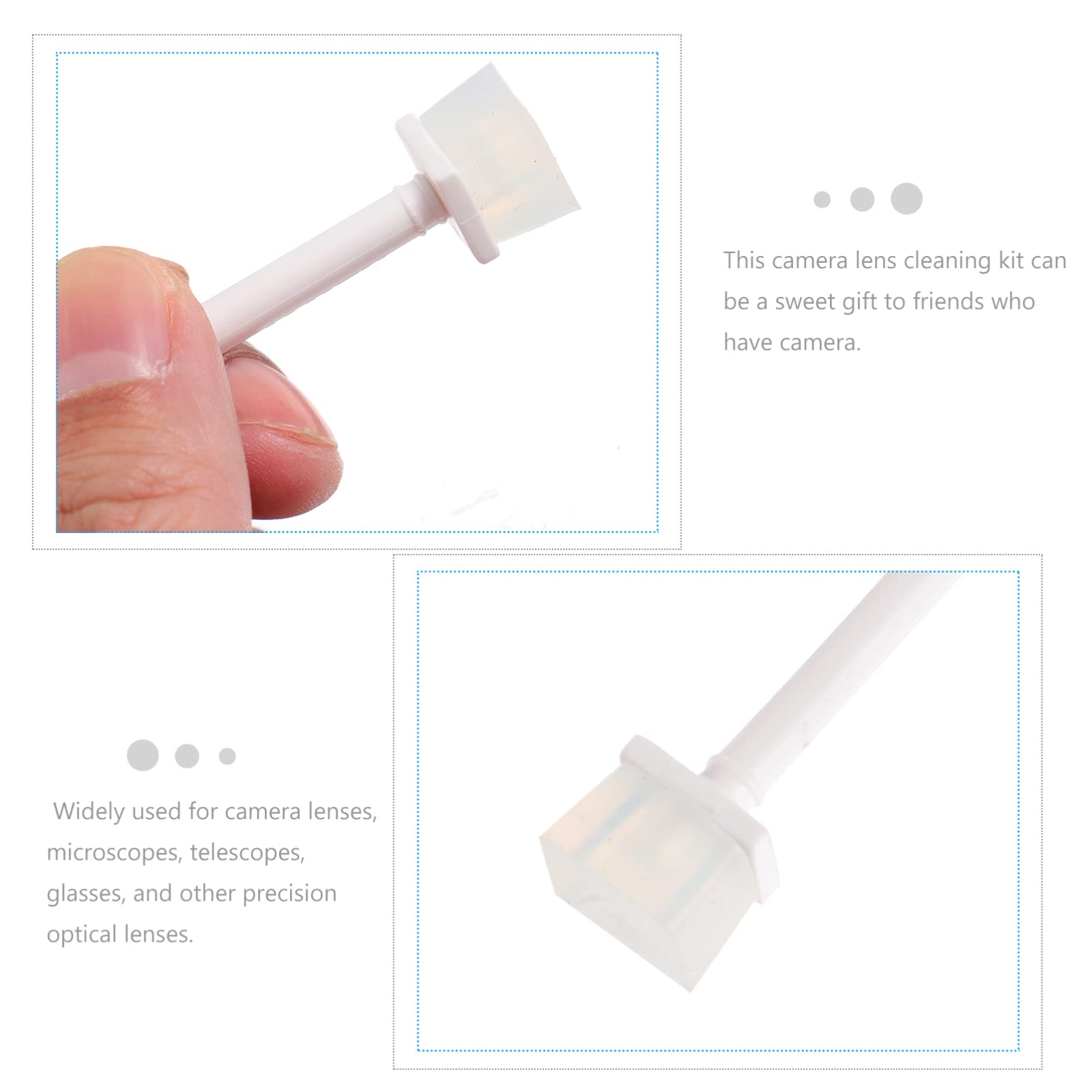 2 Pezzi Essential Camera Sensor Gel Stick Per La Pulizia Delle Lenti Del Sensore Della Fotocamera Kit Portatile