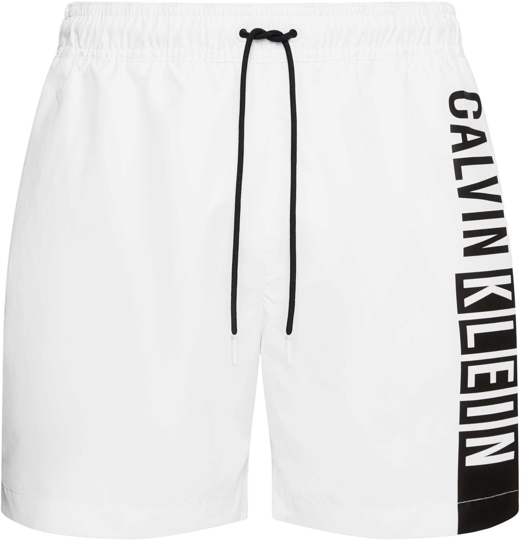 Calvin Klein Boxer de Plage Homme CK Maillot de Bain Piscine avec Logo imprimé élastique et Cordon de Serrage à la Taille Article KM0KM00991