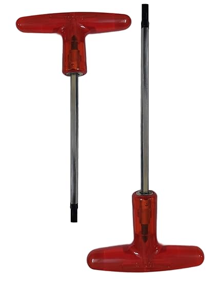 Gadget Deals 2 in 1 T Handle Screwdriver Magnetic Bit 6 and 8 Inch Combo Pack Of 2