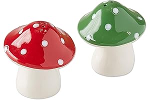 Adorable Mushroom Salt and Pepper Shaker Set