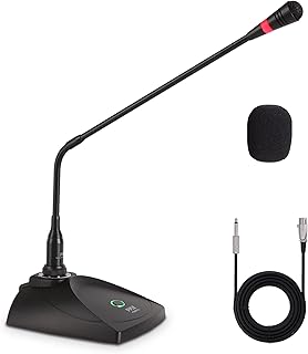 Pyle Tischmikrofon für PC, Podcast, Konferenzen oder für Karaoke & Studio-Audioaufnahmen, mit Kabel