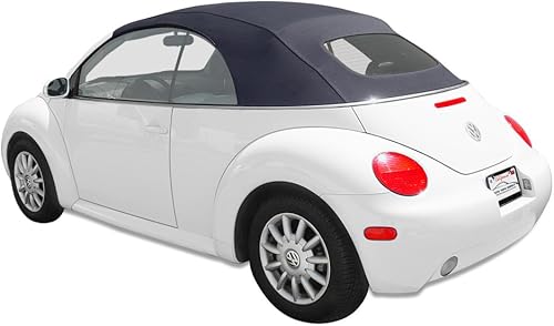 Miniatura 8 de Volkswagen Beetle alemán A5descapotable con calor en la ventana de vidrio para VW con apertura manual parte superior Crema