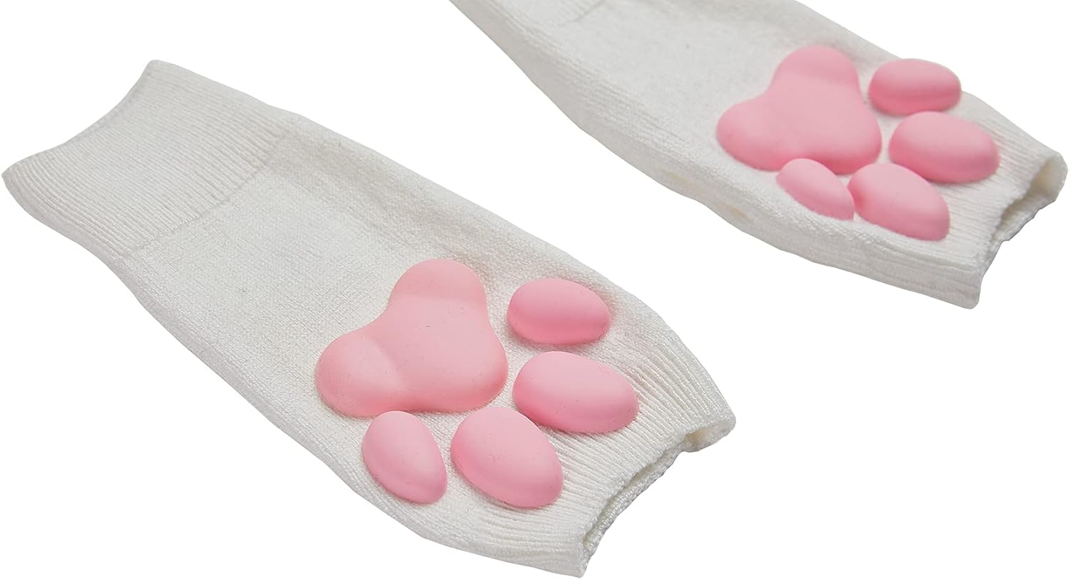 Cute Cat Paw Mittens Gloves, Kawaii Cat Cosplay Kawaii Soft 3D Toes Beans Fingerless Cat Claw Paws Pad Sleeve - Image 3