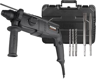 HDM1038P Professional Rotary Hammer/Demolition Drill Corded with SDS Plus, 800 W, Black/Blue