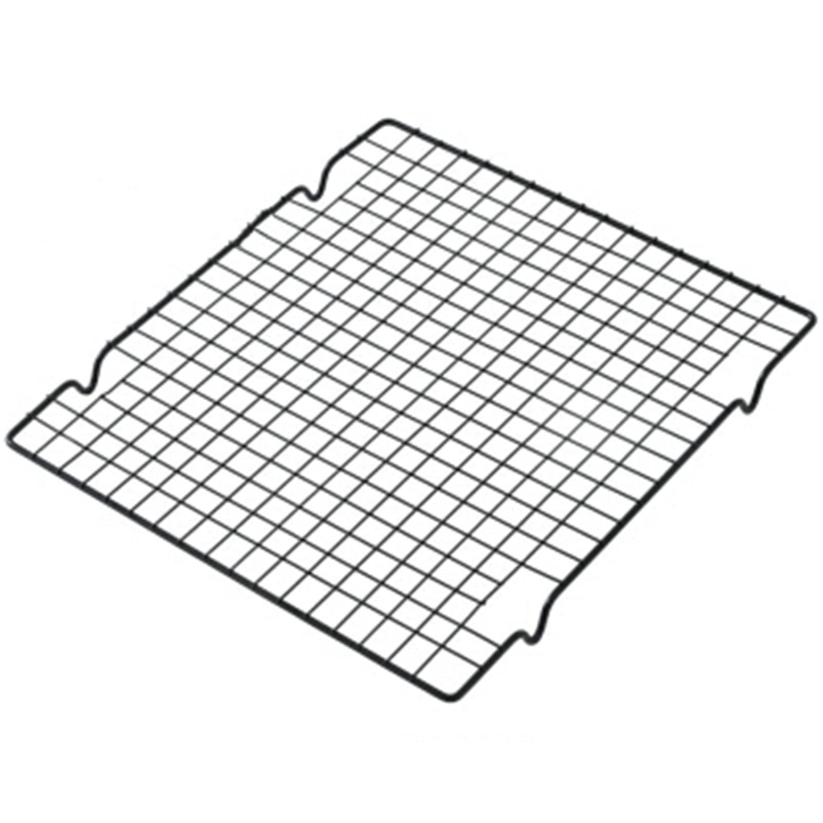Versatile griglia di Raffreddamento in Filo per cuocere, arrostire e Grigliare - Design Nero Elegante, Misure 28x25 cm