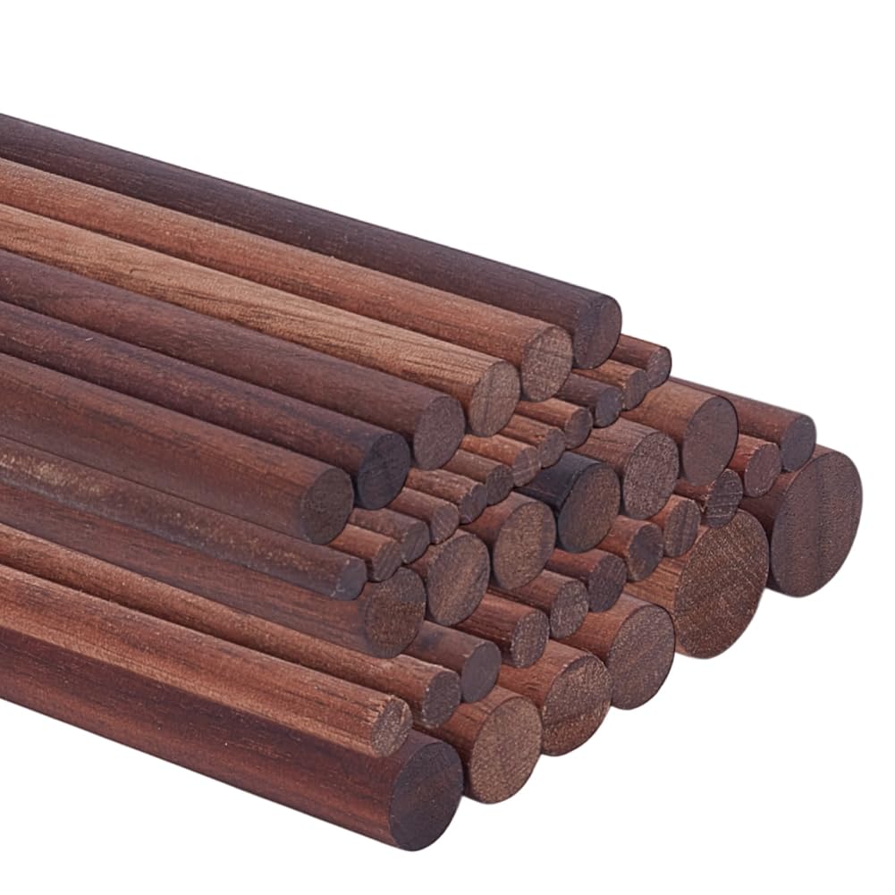 Tiges de bois de noyer pour éviter les cassures en loisirs créatifs