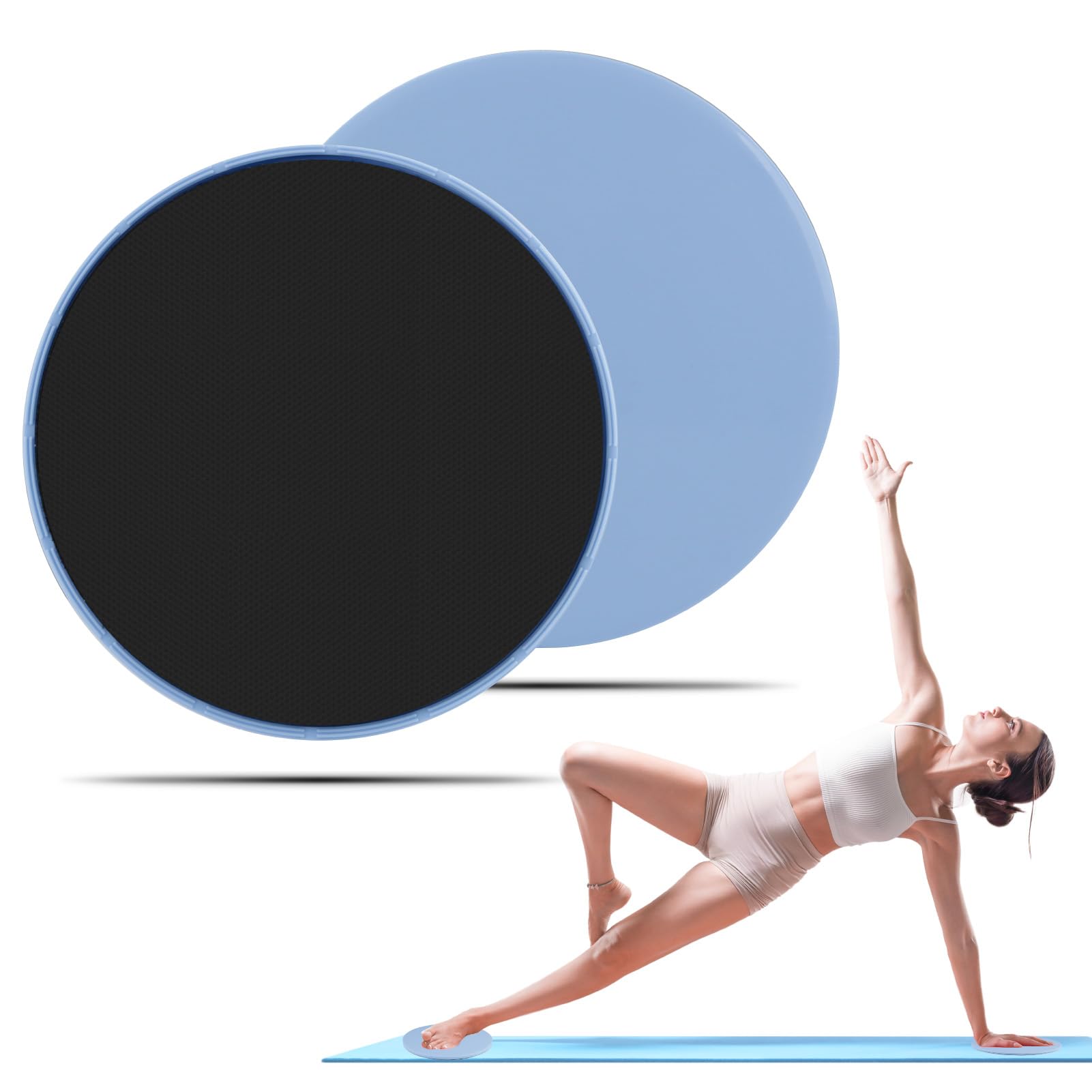 Discos Deslizantes Core Sliders De Doble Cara – Fitness Para Abdomen Y Cuerpo Completo Con Superficie Antideslizante