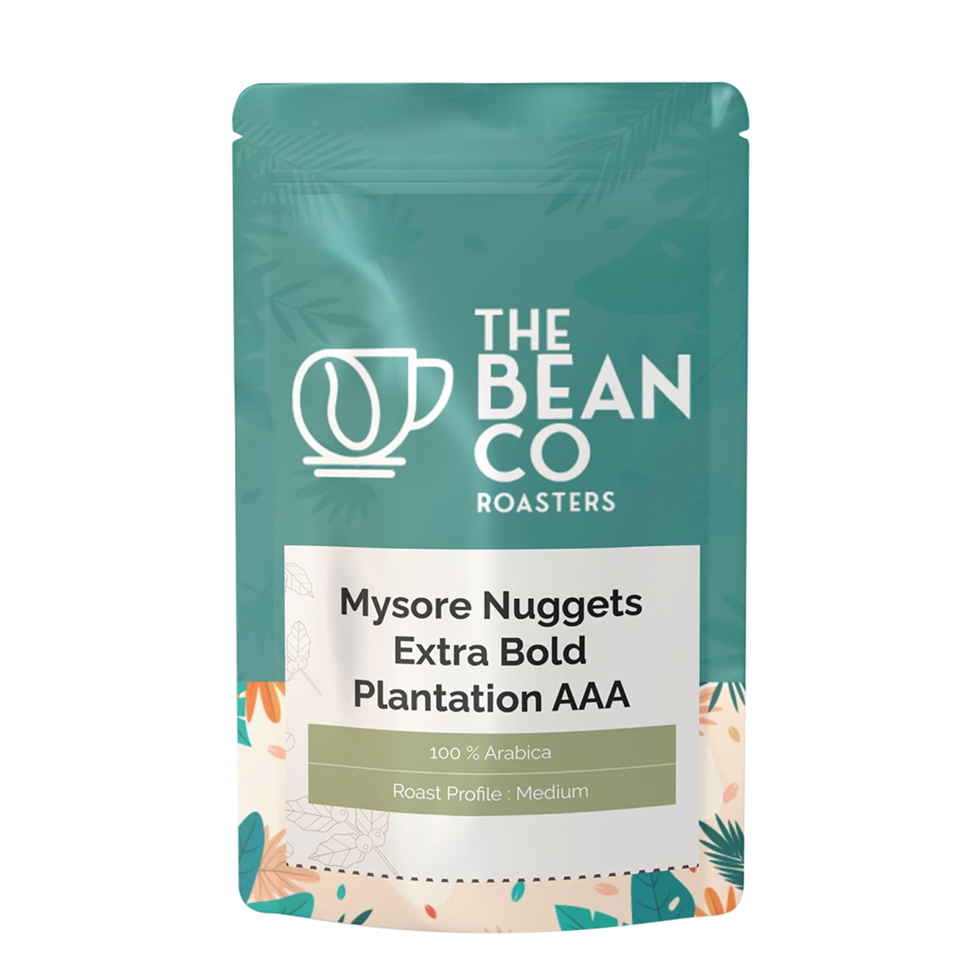 The Bean Co Roasters Mysore Nuggets Extra Bold AAA | Medium to Dark Roast | 100% Arabica | Premium Coffee | Roasted Coffee Beans (French Press, 250g)-image-41