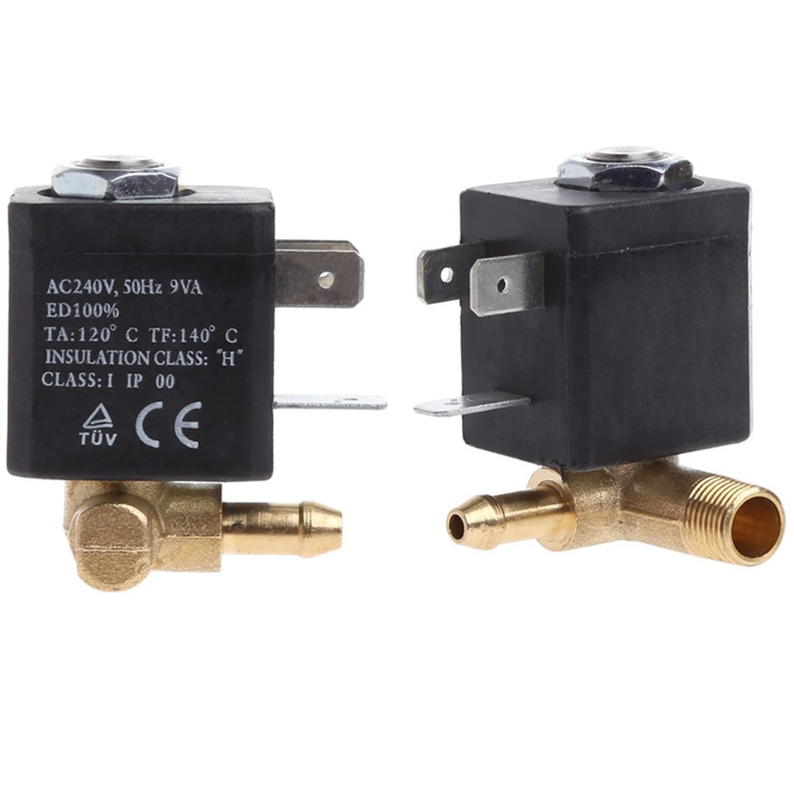 AWWVRLMM Cannula N/C AC 230V G1/8 Quot; Brass Steam Air Generator Water Solenoid Valve 1Pcs
