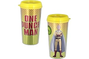 Limited Edition Seven Times Six One Punch Man Hero Plastic 16 oz. Tumbler Travel Mug